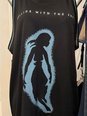 Pierce The Veil Black Band Tank with Blue Trim